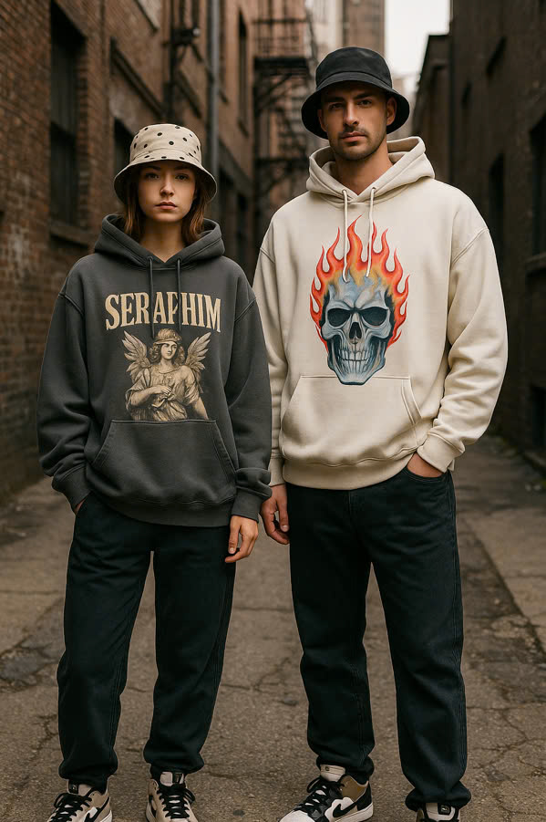 Urban streetwear in a city