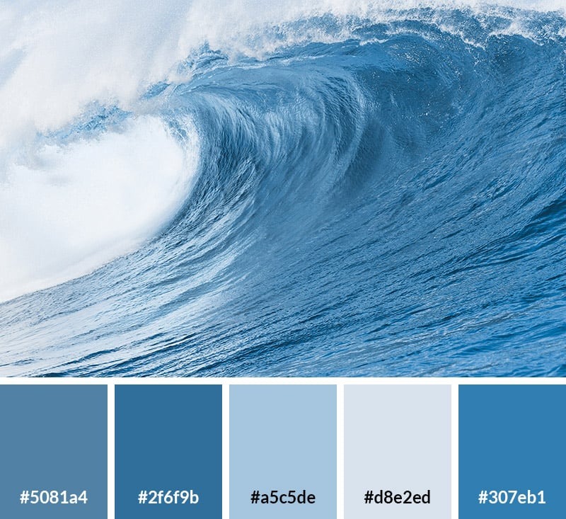 Color palettes for nautical-themed walls