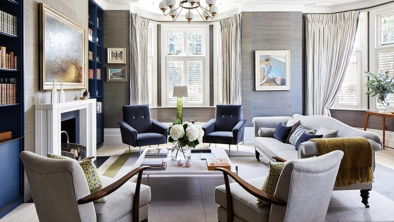 Living room Grey Wall Decor