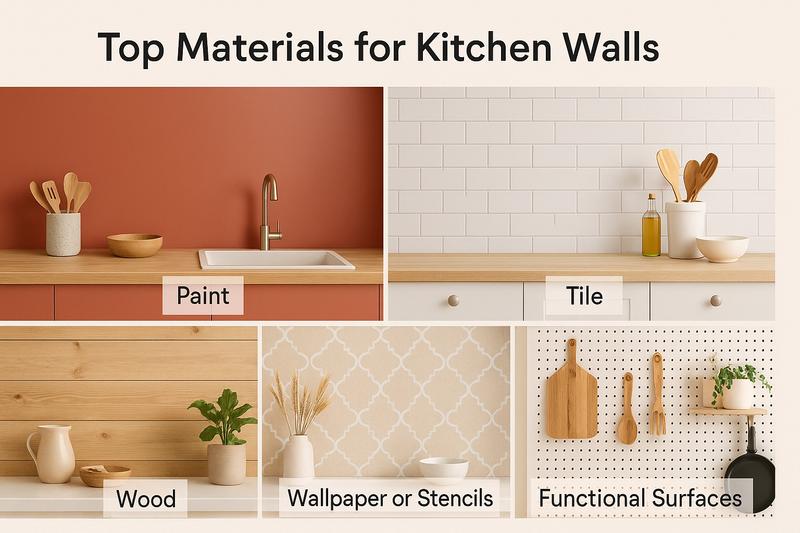 Top Materials for Kitchen Walls