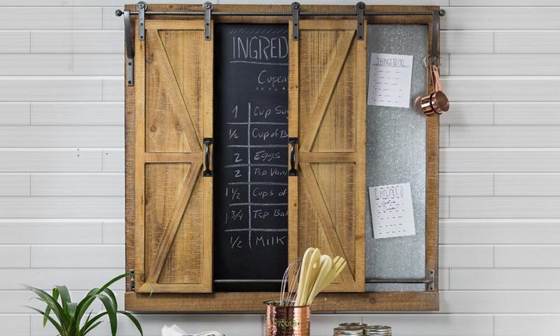 Repurposed Vintage Doors as Wall Art