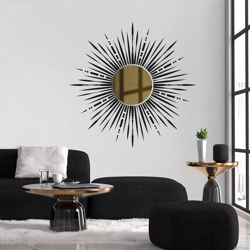 Sunburst Mirror for Living Room