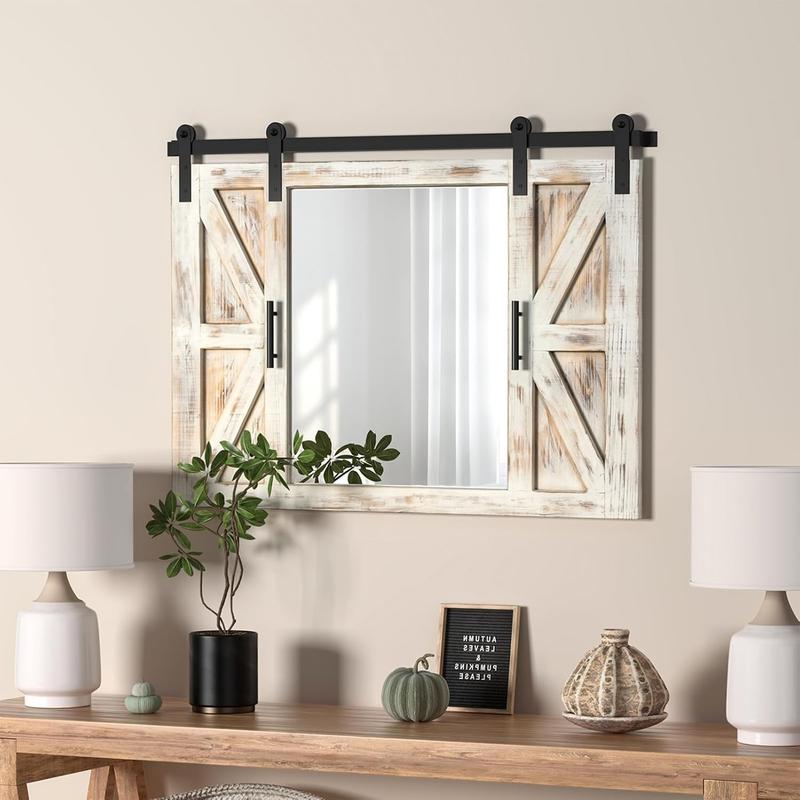 Split Doors with Mirror Inserts