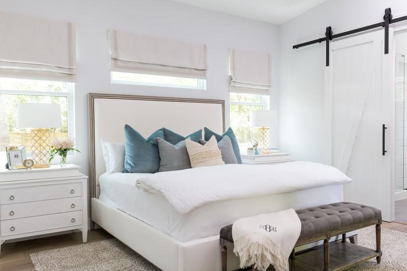 barn door wall decor - bedroom