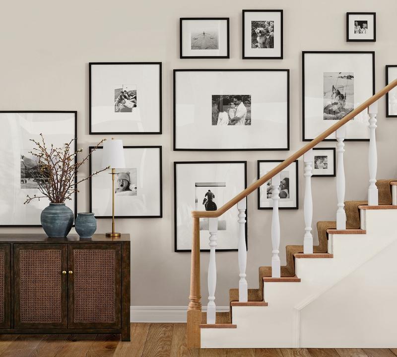 family photo gallery wall
