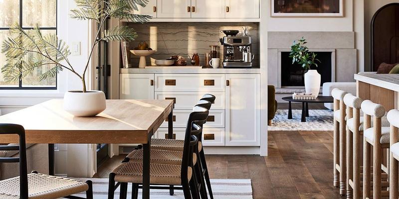 cozy farmhouse dinning idea