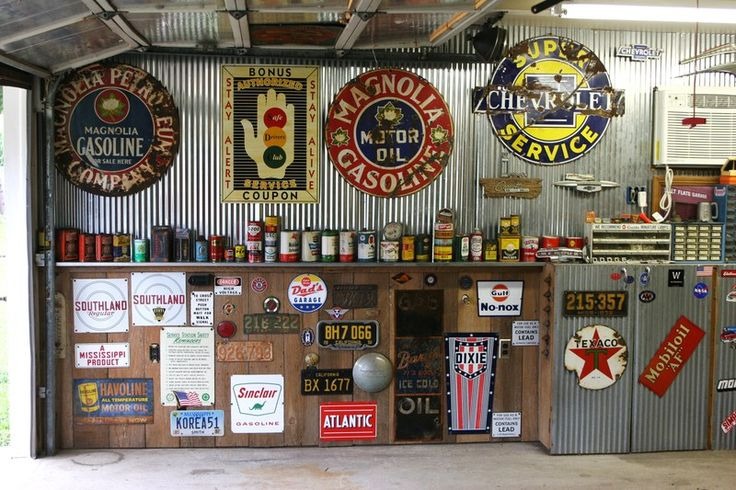 retro garage wall decor