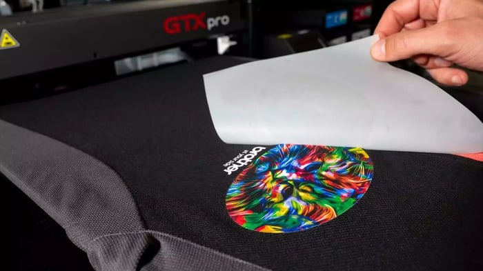 DTF printing a T-shirt