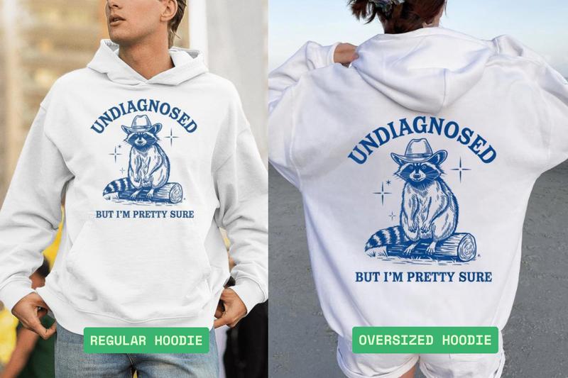 Oversized vs Regular Hoodie Fit