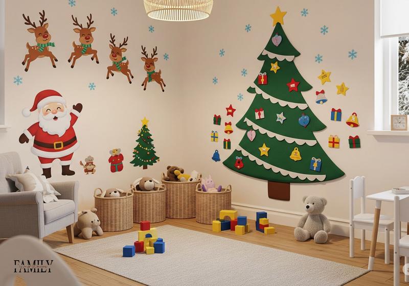 Kids Christmas Wall Decor
