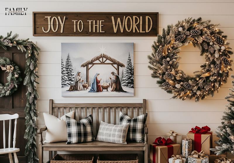 Layer Greenery And Festive Textures