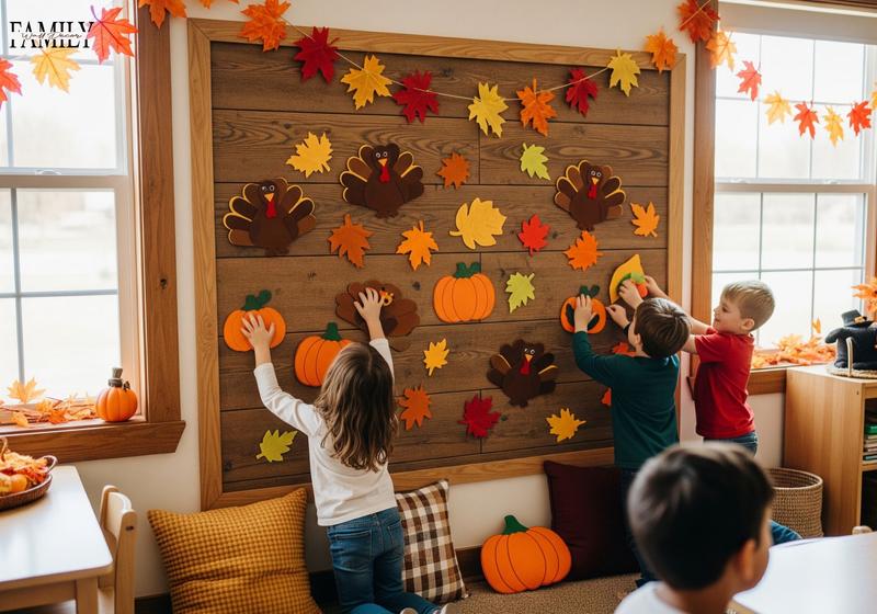 Children’s Thanksgiving Wall Decorations