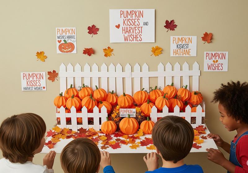Mini Pumpkin Patch Wall Scene