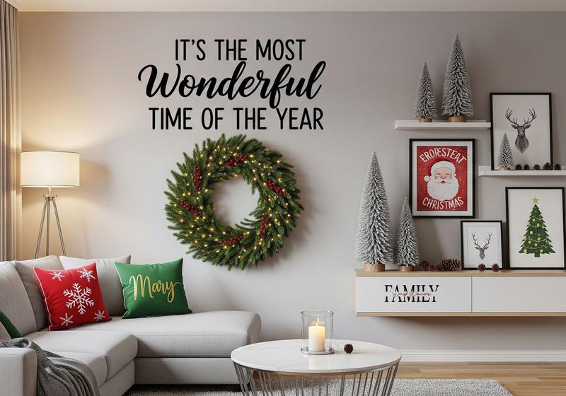 Christmas Wall Decor for Living Room