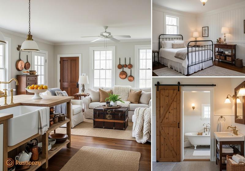 25+ Traditional Farmhouse Interiors for a Timeless, Cozy Home