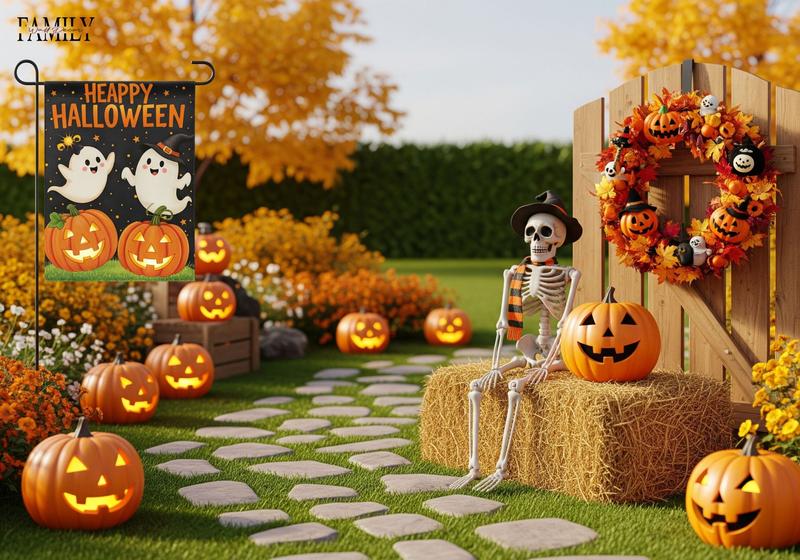 3D halloween garden decor ideas