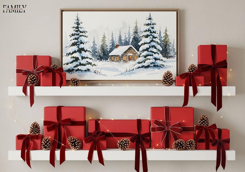 Decorate Walls with Fake Gifts