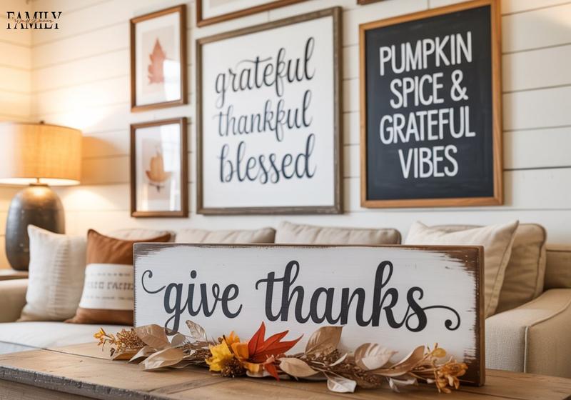 Thanksgiving Wall Saying Decorations 2
