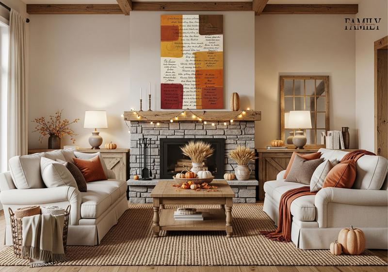 Farmhouse Vertical Fall Wall Decor Ideas