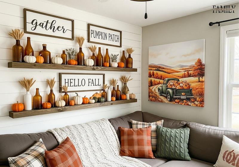 Farmhouse Fall Wall Decor Ideas 1