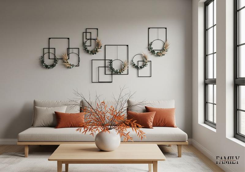 Modern and Minimalist Fall Wall Decor Living Room Ideas