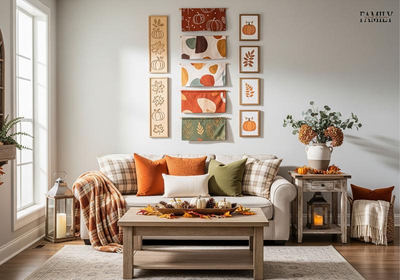 Vertical Fall Wall Decor Ideas 1