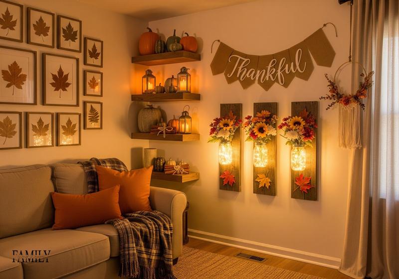 DIY Fall Wall Decor Living Room Ideas