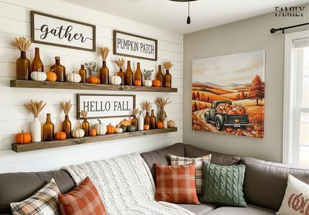 20+ Farmhouse Fall Wall Decor Ideas for Every Style