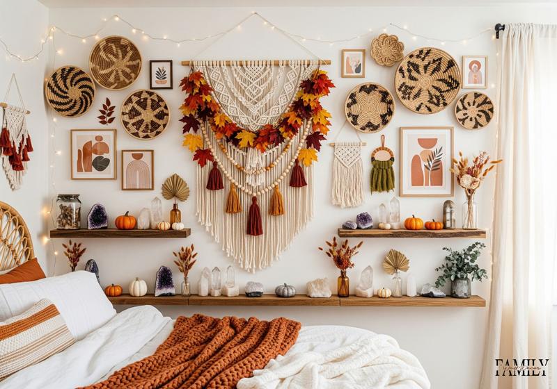 Electric and Boho Farmhouse Fall Wall Decor Ideas