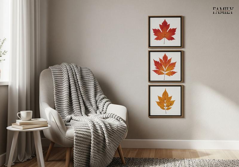 Vertical Fall Wall Decor Ideas 2