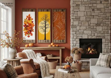 Vertical Fall Wall Decor Ideas For A Cozy 2025 Home