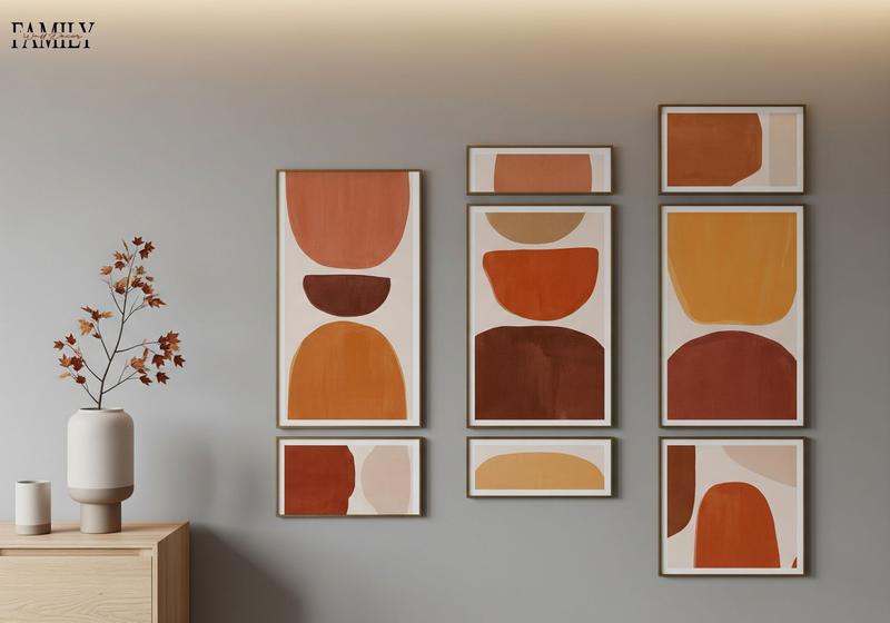 Minimalist Vertical Fall Wall Decor Ideas