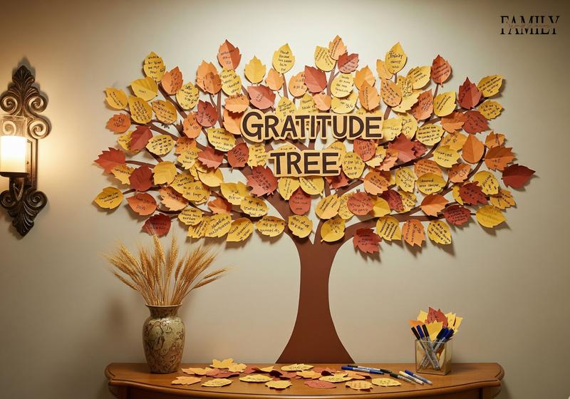 Gratitude Paper Note Wall