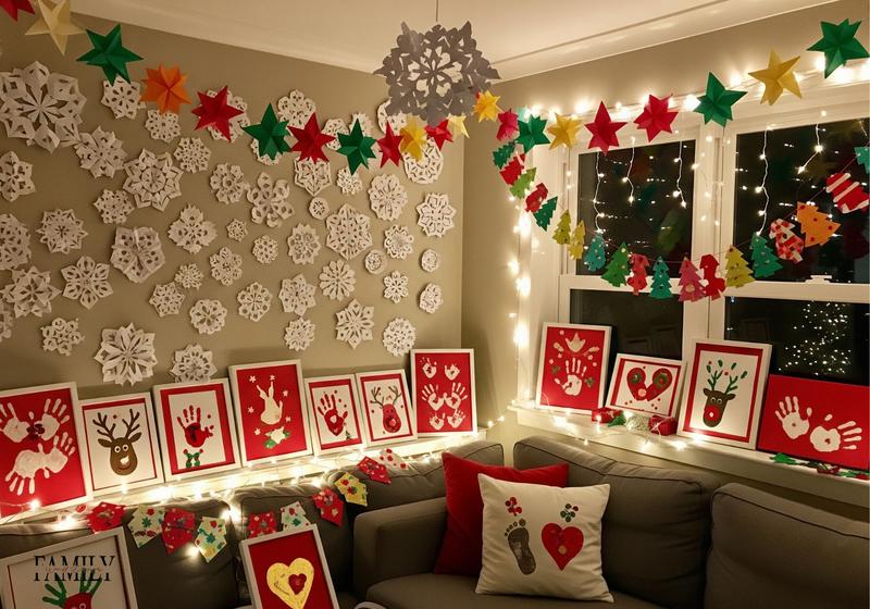 DIY Kids Christmas Wall Decoration Ideas