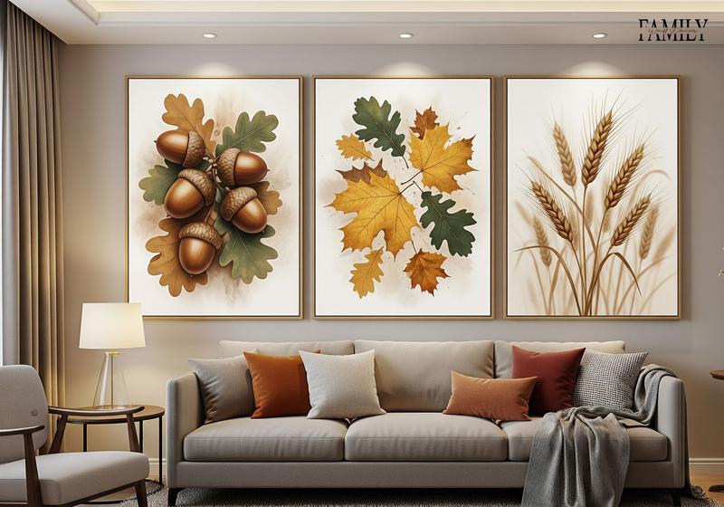 Botanical Canvas - Fall Wall Decor