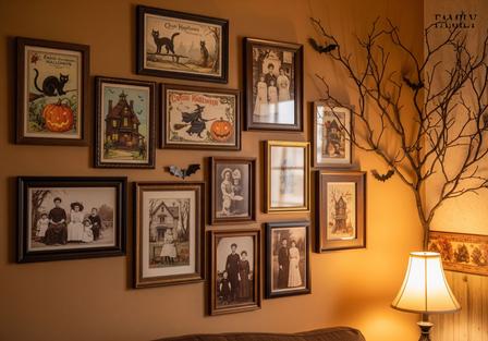 21+ Vintage Halloween Wall Decorations for Spooky Nostalgia