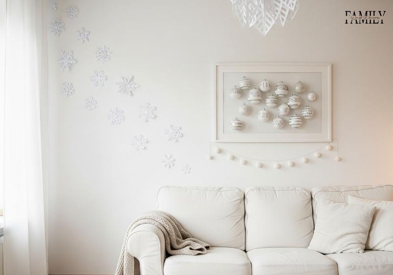 DIY White Christmas Wall Decor Ideas