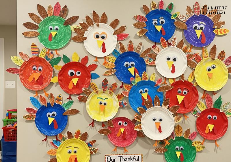 Paper Plate Turkeys