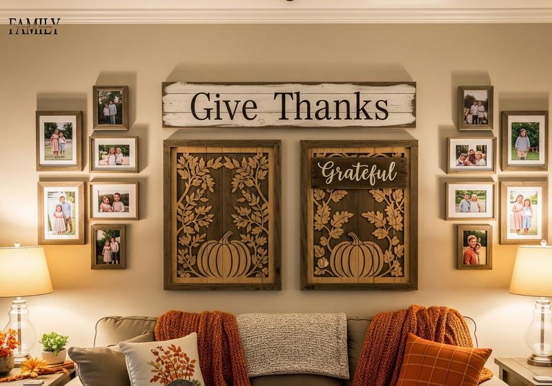 Wood Thanksgiving Wall Decoration Ideas