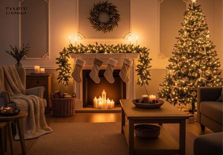 15 Ideas To Hide A Cord On Wall When Christmas Decorations