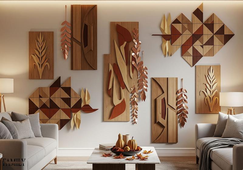 Modern Wood Thanksgiving Wall Decoration Ideas